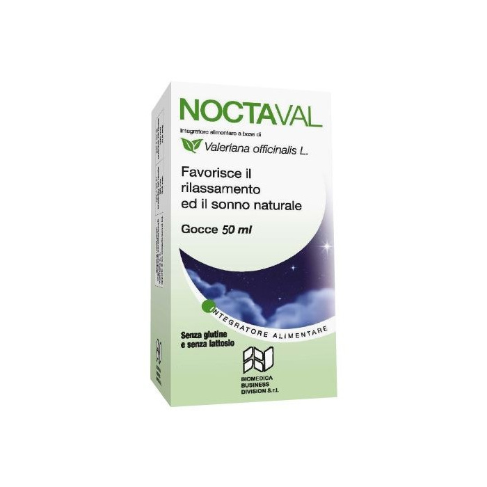 Noctaval Gocce per Ansia e Tensione a base di Valeriana 50ml