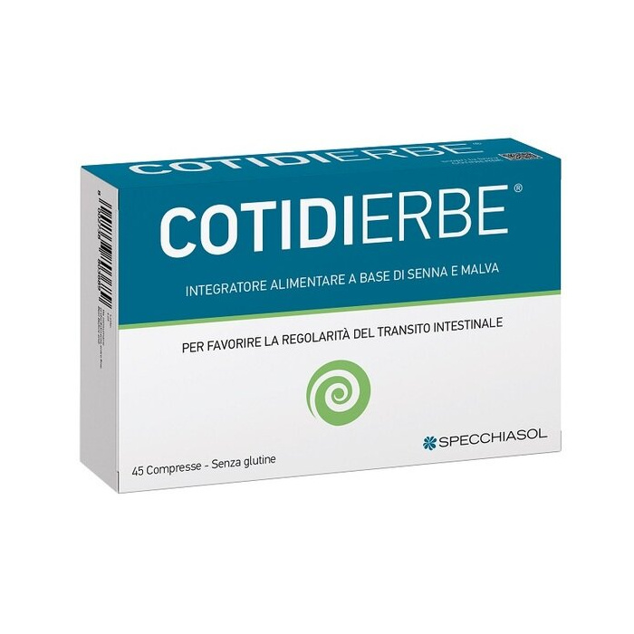 Specchiasol Cotidierbe Integratore Transito Intestinale 45 Compresse